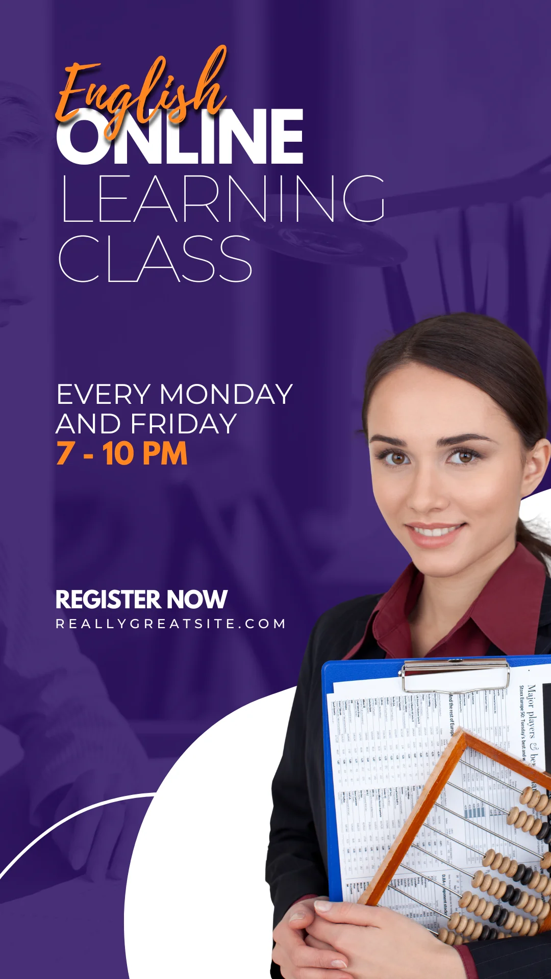 English Learning class (Instagram Story)